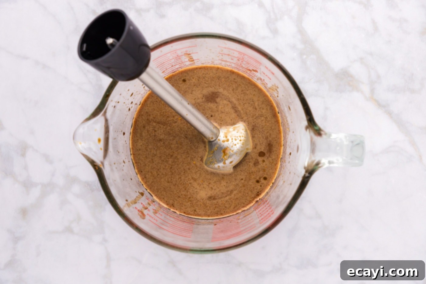 Sweet Sticky Teriyaki Noodles 5 teriyaki sauce blended with an immersion blender