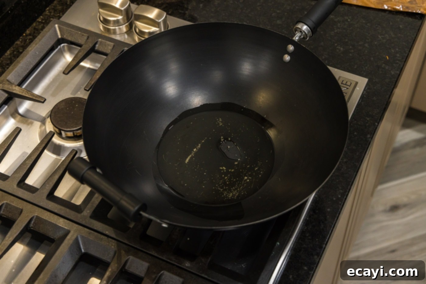 Classic Korean Beef Bulgogi 8 olive oil in wok