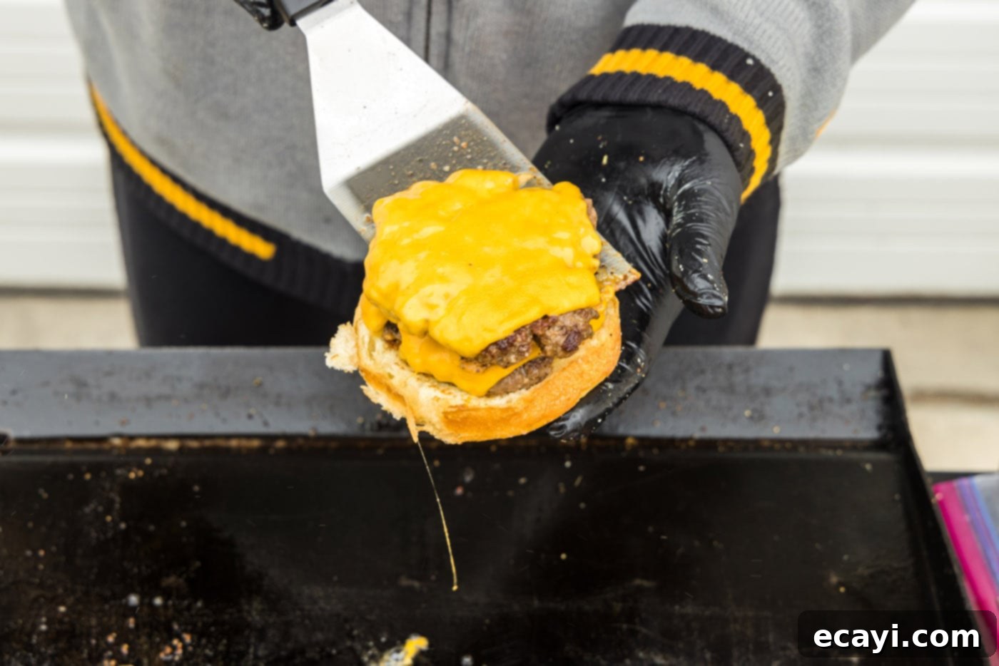 The Smash Burger 15 double smash burger with cheese