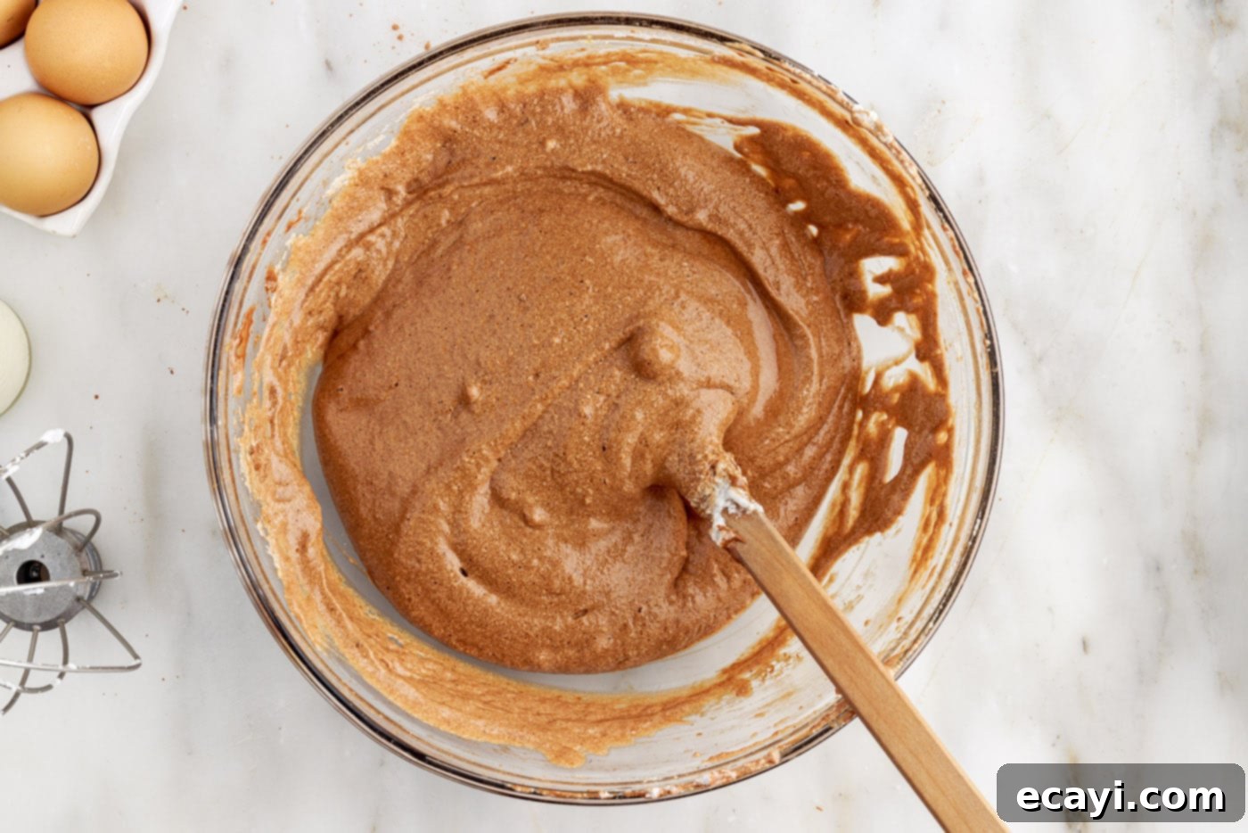 Velvet Chocolate Swirl 11 swiss roll cake batter