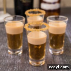 Buttery Nipple Bliss 12 Four Buttery Nipple Shots, perfectly layered and garnished