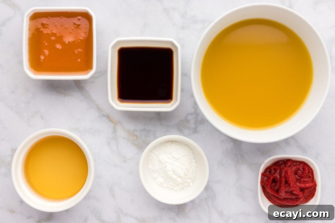 Zesty Sweet Fusion 4 Ingredients for Sweet and Sour Sauce