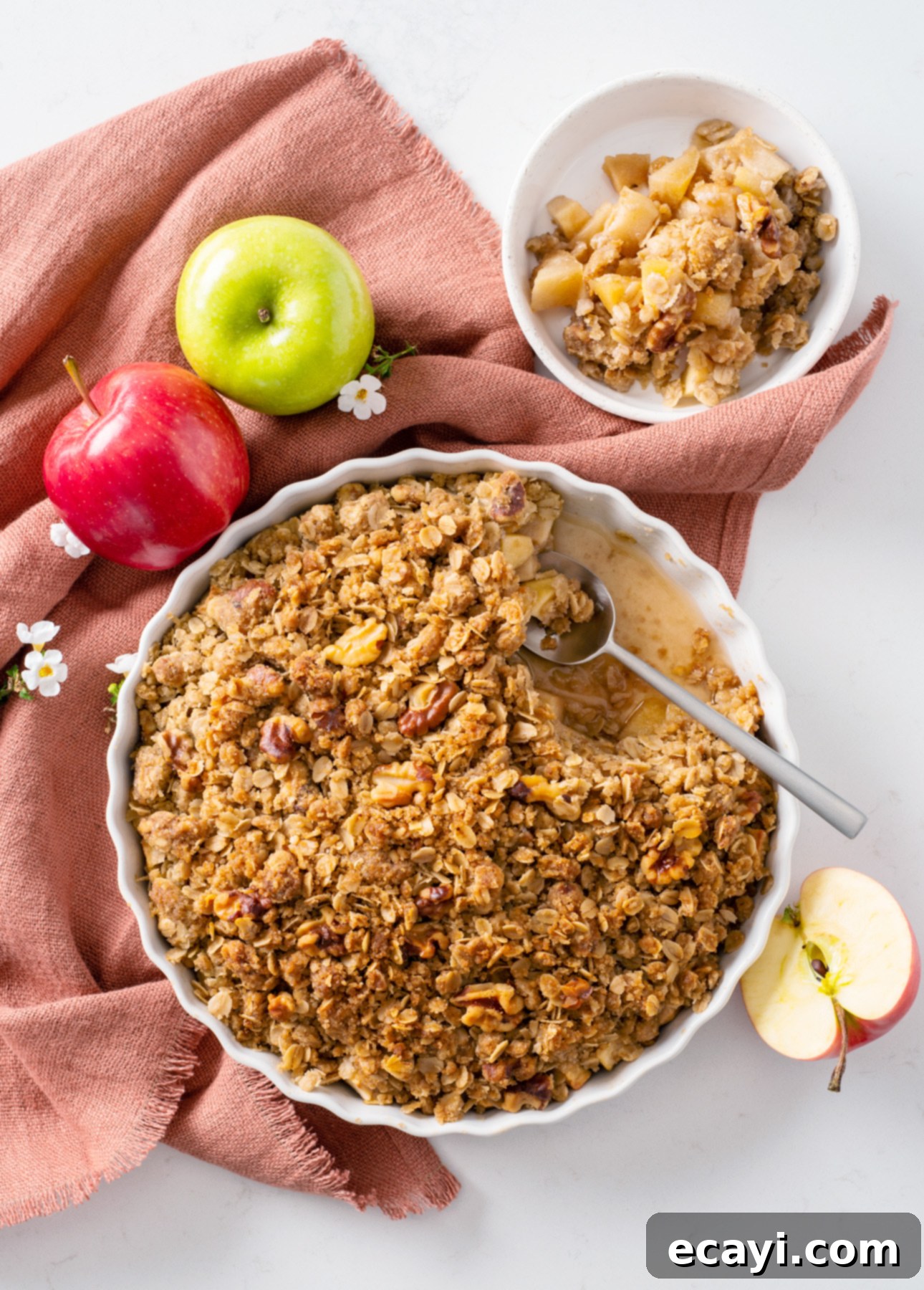 Naturally Dairy-Free Apple Crumble 2 Dairy-Free Apple Crumble // FoodNouveau.com