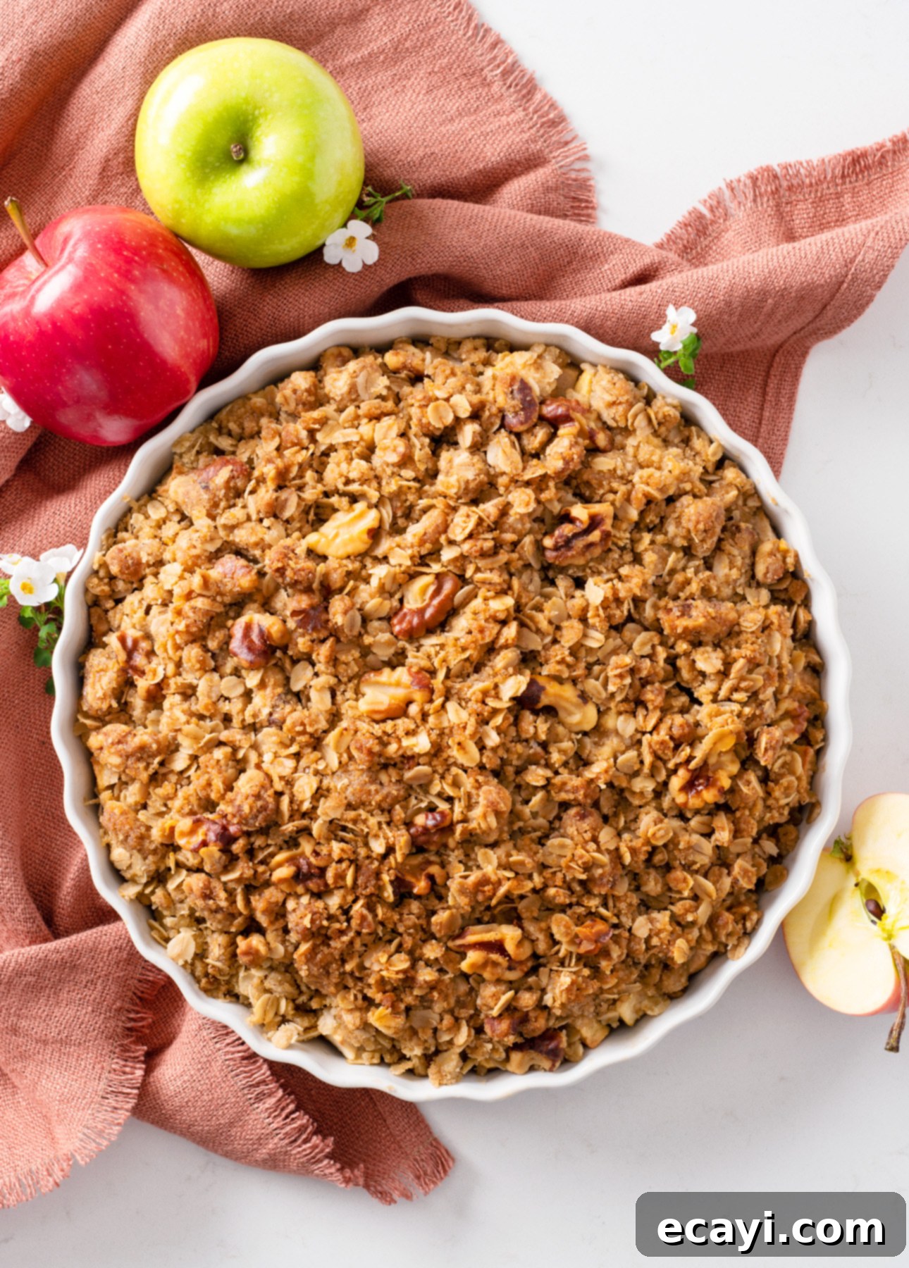 Naturally Dairy-Free Apple Crumble 3 Dairy-Free Apple Crumble // FoodNouveau.com