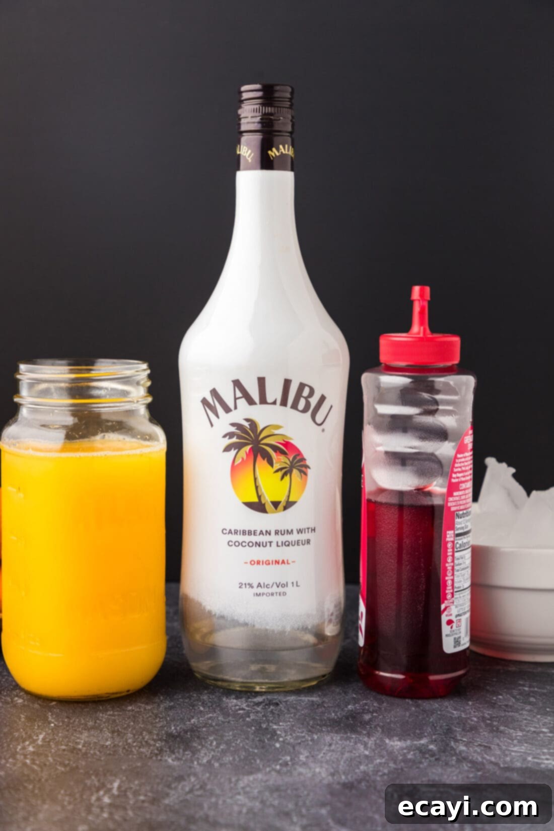 Coastal Awakening 4 Ingredients for Malibu Sunrise