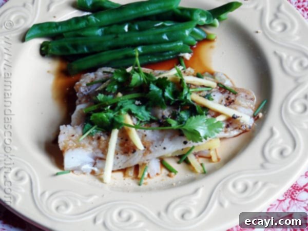 Parchment-Steamed Oriental Fish 4 Chinese Style Parchment Fish at AmandasCookin.com @amandaformaro