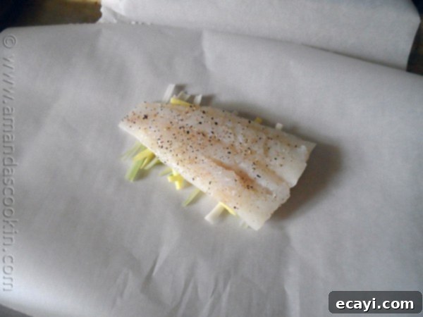 Parchment-Steamed Oriental Fish 8 Chinese Style Parchment Fish at AmandasCookin.com @amandaformaro