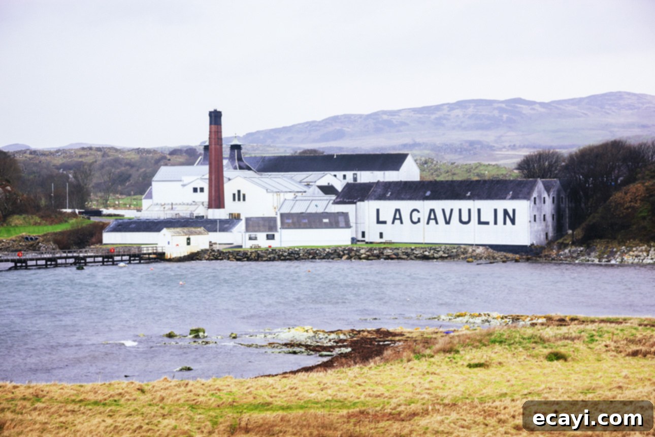 The Penicillin: Scotch Whiskey's Perfect Prescription 5 The Lagavulin Distillery in Islay, Scotland // FoodNouveau.com