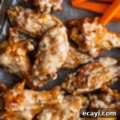 Ultimate Garlic Parmesan Wing Sauce 12 Wings covered in Garlic Parmesan Wing Sauce