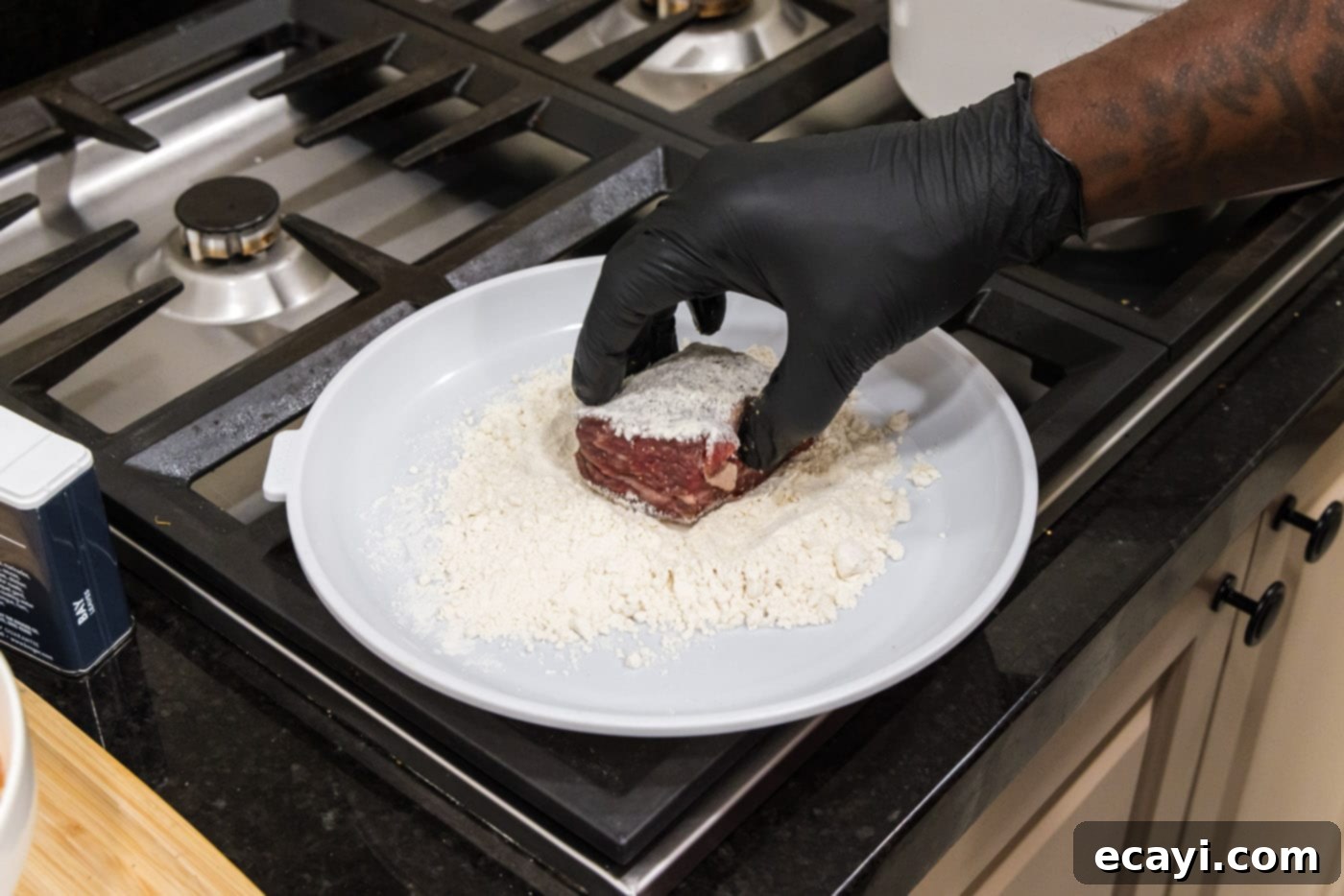 Fork-Tender Beef Short Ribs 8 dredging beef short ribs in flour
