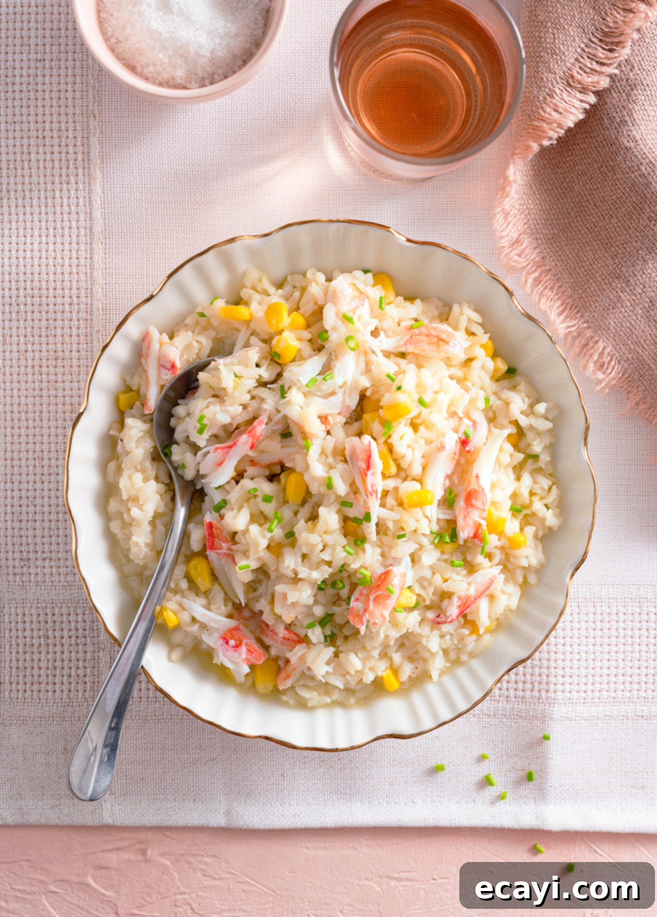 Sweet Corn and Snow Crab Risotto 2 Fresh Corn and Snow Crab Risotto // FoodNouveau.com