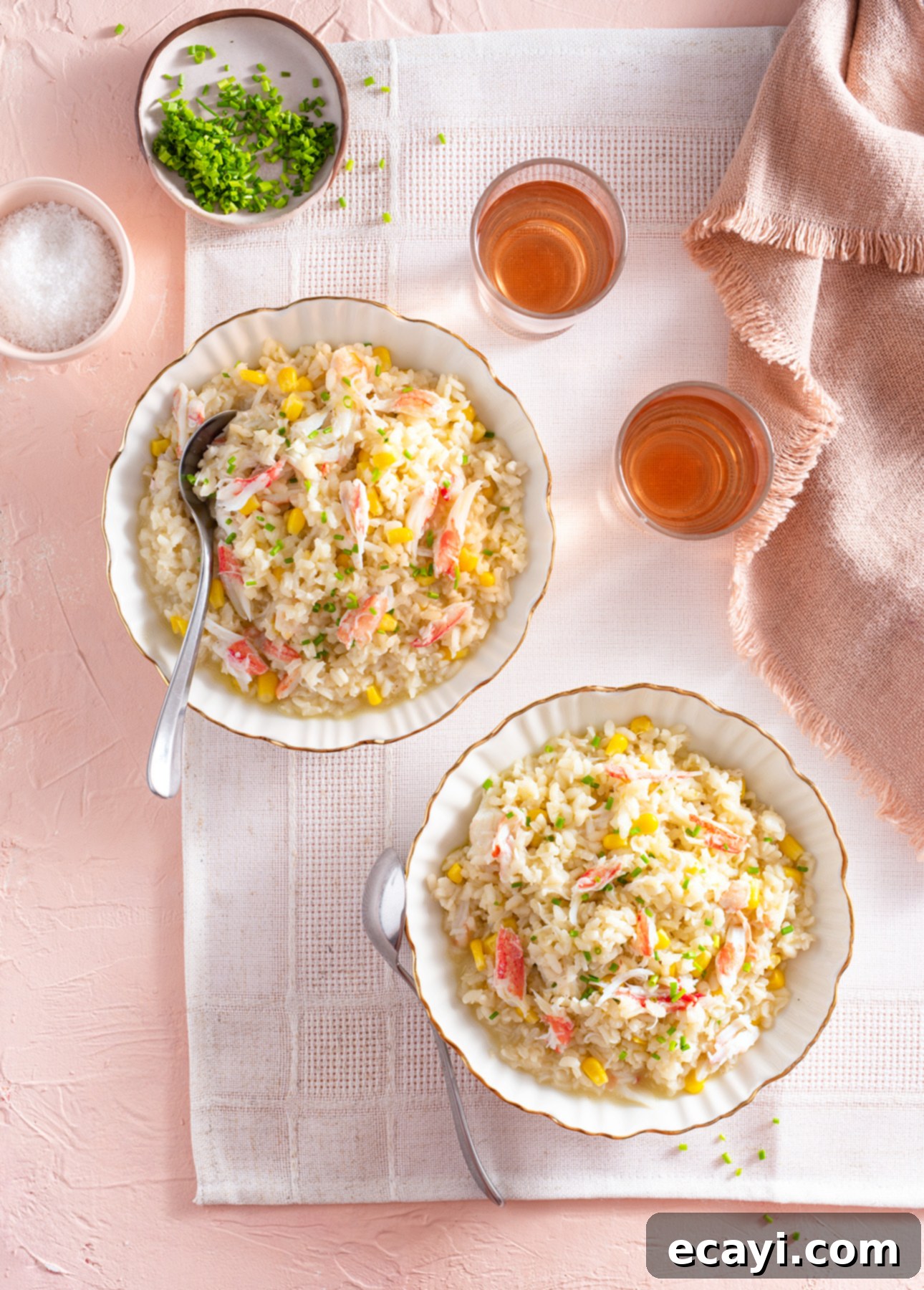 Sweet Corn and Snow Crab Risotto 4 Fresh Corn and Snow Crab Risotto // FoodNouveau.com