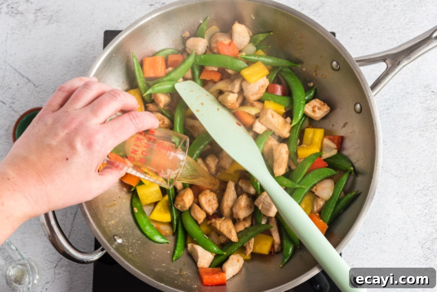 Spicy Szechuan Kung Pao Chicken 11 kung pao chicken stir fry in a wok