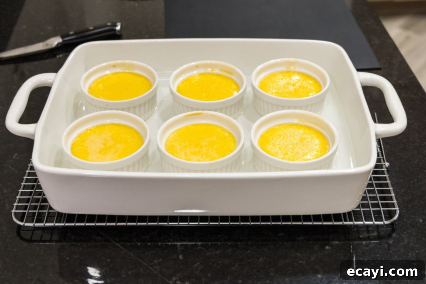 Creme Brulee 18 finished baked creme brulee