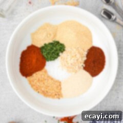 Everyday Seasoning 8 Bowl of spices for All Purpose Seasoning unmixed
