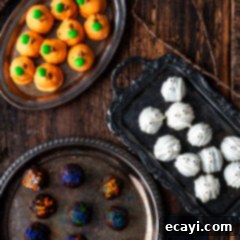 Wicked Oreo Wonders 13 Assorted Halloween Oreo Truffles on decorative trays
