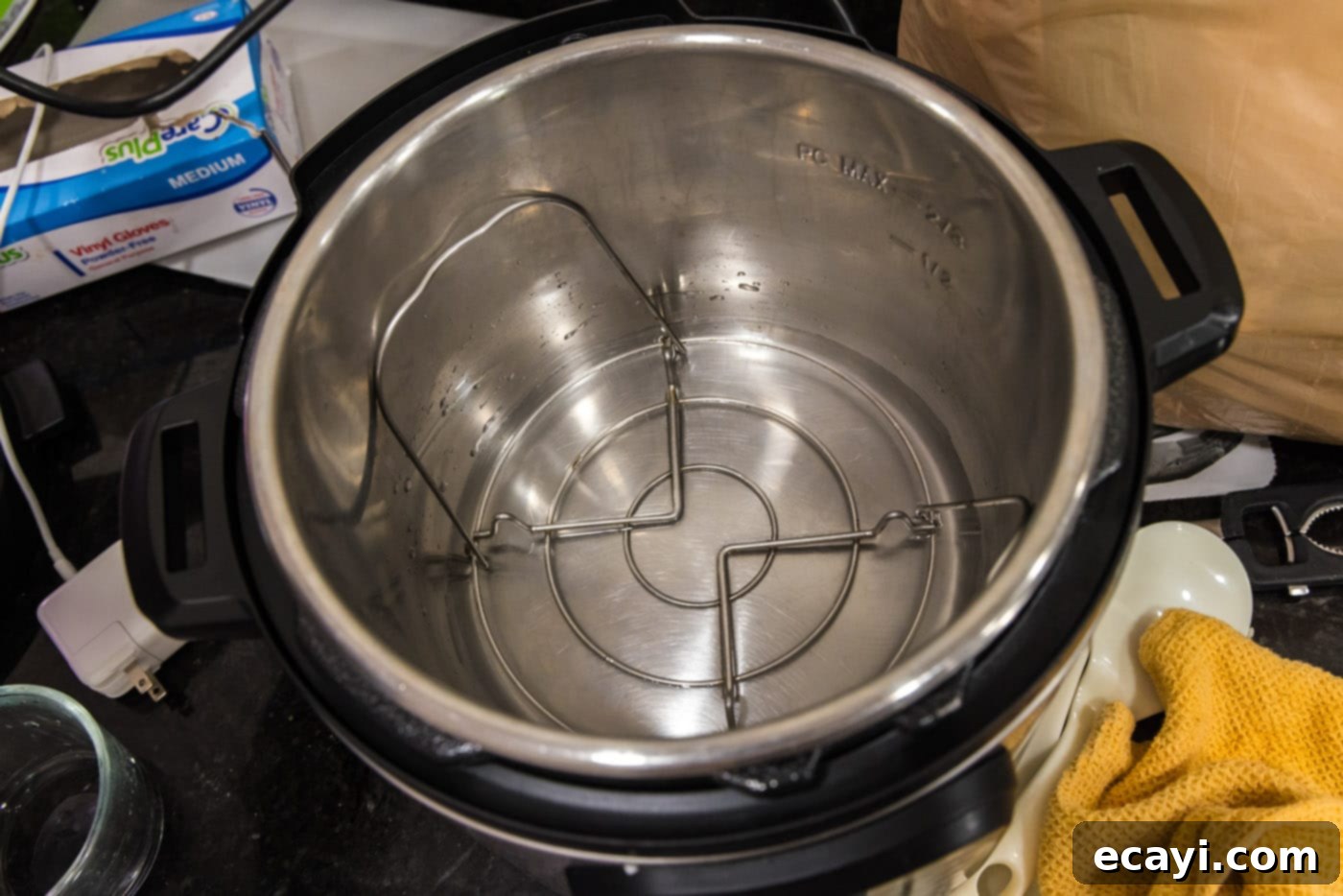 Effortless Instant Pot Cauliflower 7 rack inside instant pot