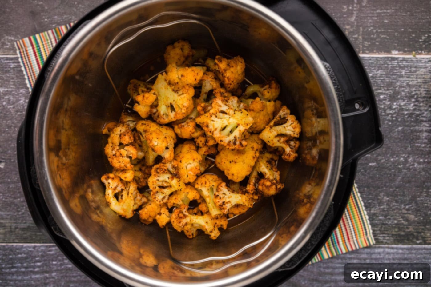 Effortless Instant Pot Cauliflower 9 finished instant pot cauliflower
