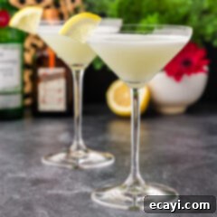Moonlit Whisper 10 Close up photo of two White Lady Cocktails