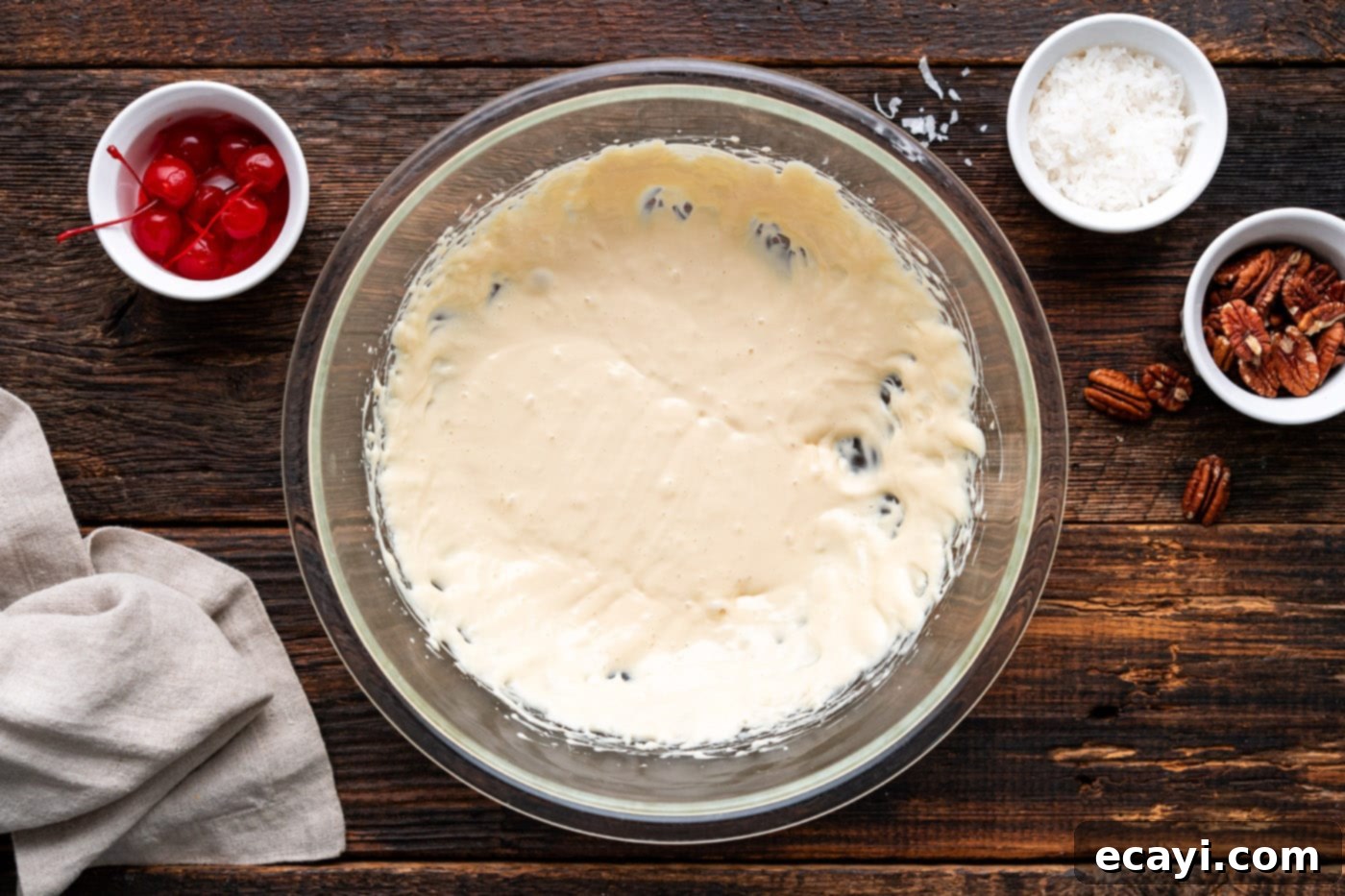 Decadent Dream Pie 5 lemon juice and sweetened condensed milk mixture