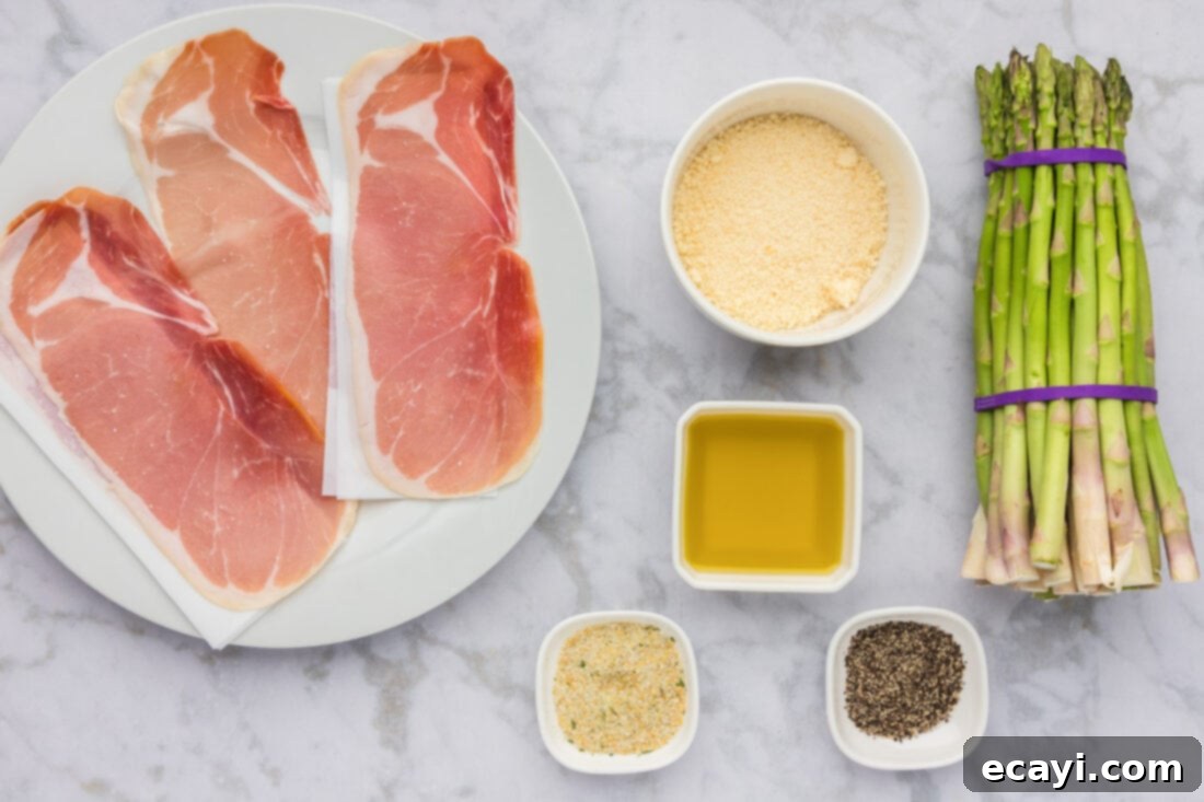 Crispy Prosciutto-Wrapped Asparagus 4 Ingredients for Prosciutto Wrapped Asparagus