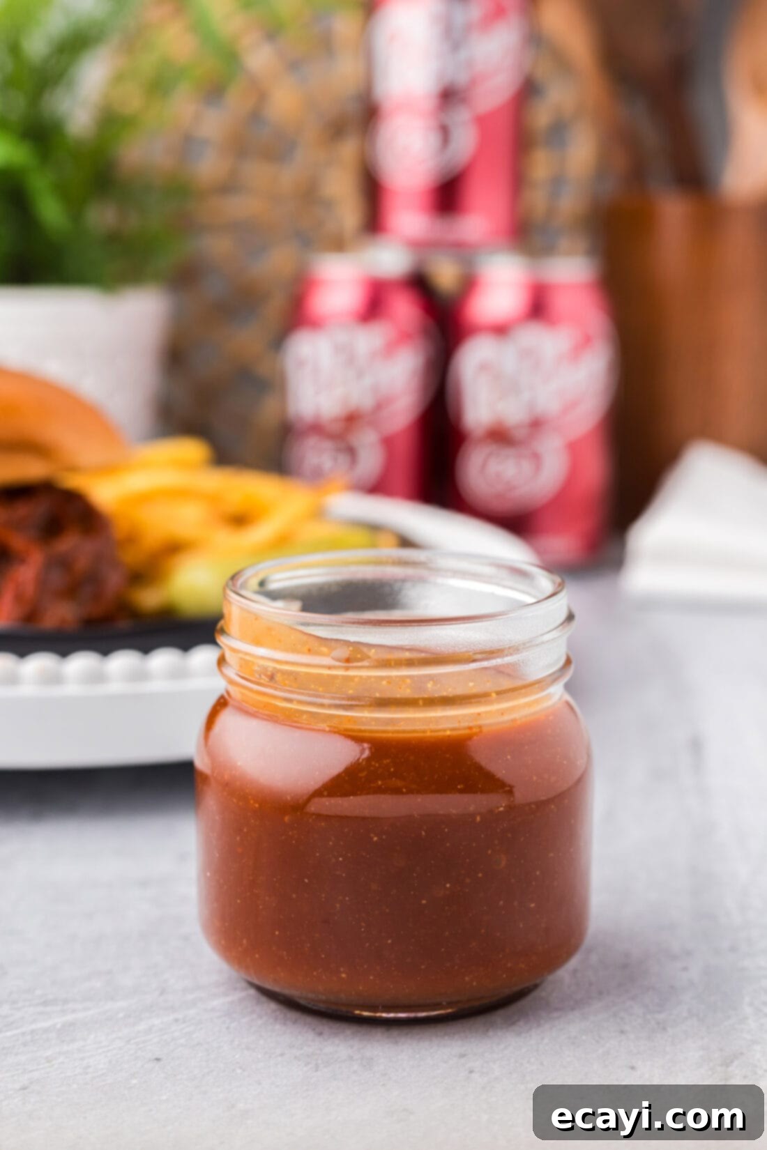 Dr Pepper Infused BBQ Sauce 3 Jar of Dr Pepper Barbecue Sauce