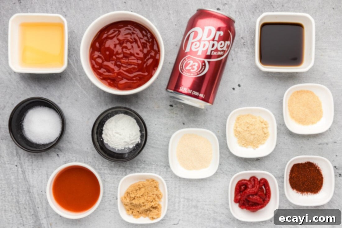 Dr Pepper Infused BBQ Sauce 4 Ingredients for Dr Pepper Barbecue Sauce