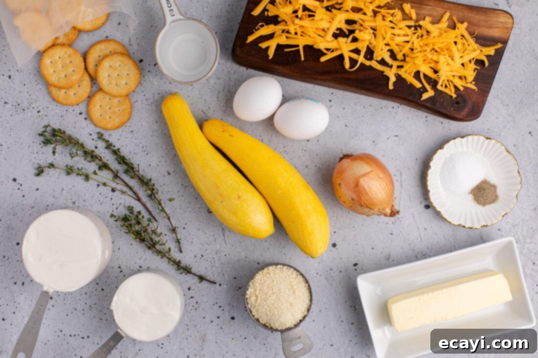 Golden Squash Bake 4 Ingredients for Squash Casserole