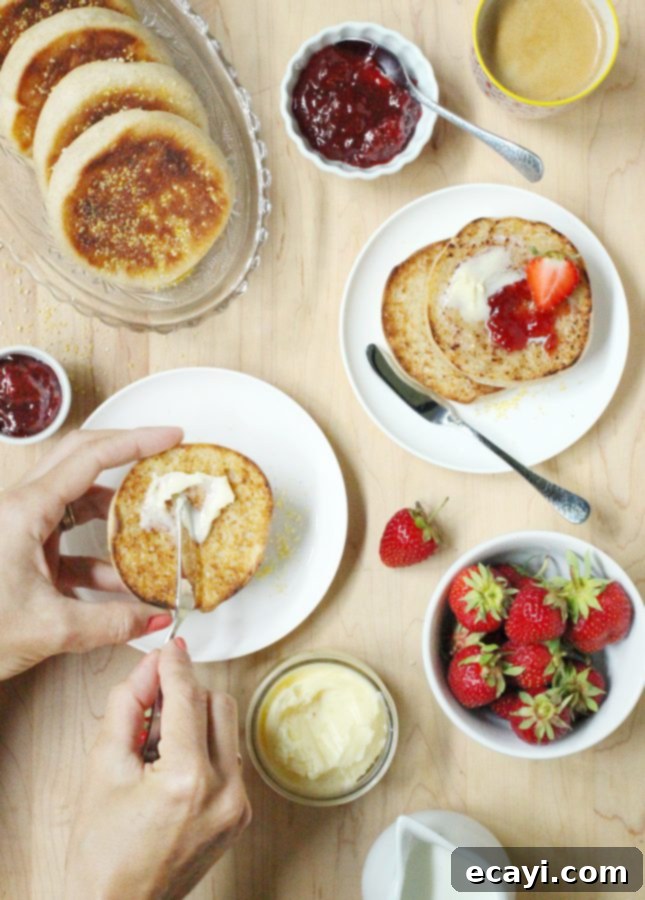 Bake Your Own Whole Wheat English Muffins 2 Delicious homemade whole wheat English muffins ready for breakfast or brunch. Learn how to make them from scratch.