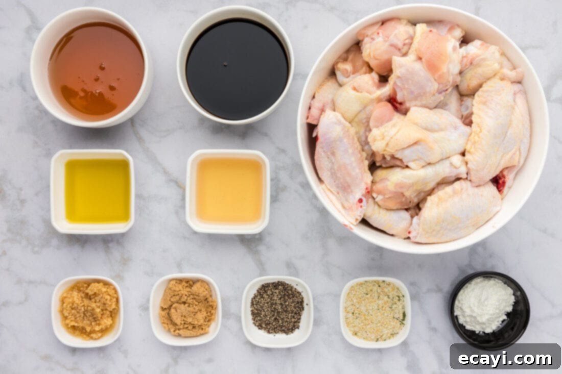Sticky Honey Garlic Wings 4 Ingredients for Honey Garlic Chicken Wings