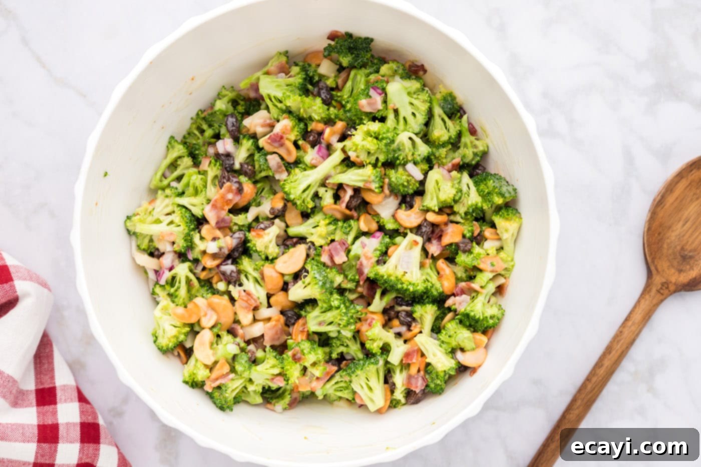 Garden Cashew Crunch 9 the best ever broccoli cashew salad