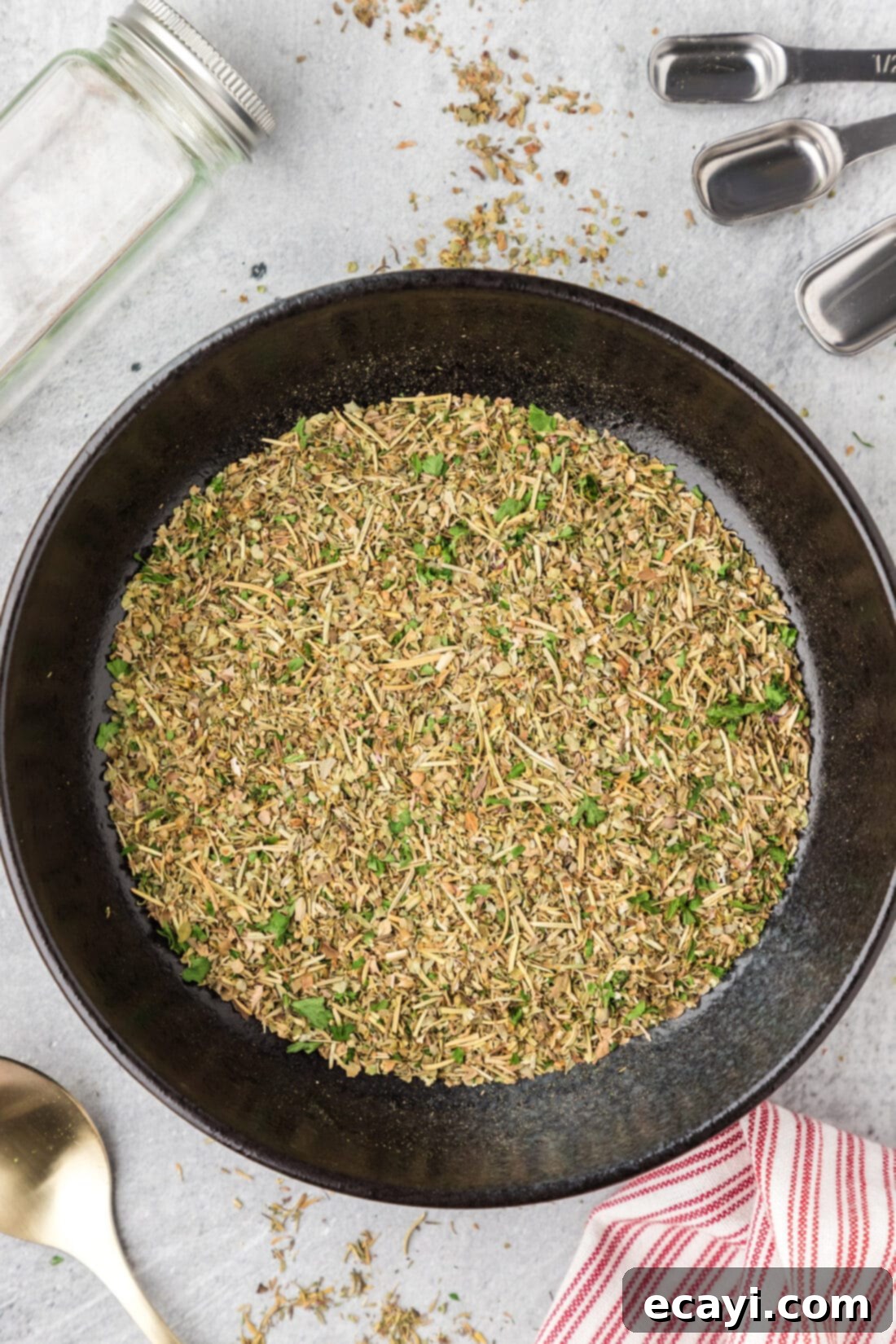 Classic Italian Herb Blend 2 Bowl of Italian Seasoning, an essential homemade dried herb blend for savory dishes.