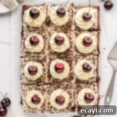 Decadent Black Forest Poke Cake 15 Black Forest Poke Cake