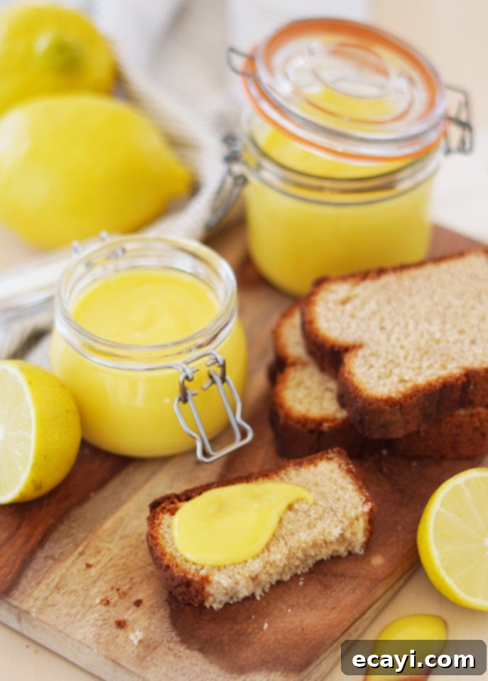 Zingy Butterless Lemon Curd 8 No-Butter Lemon Curd, with Dairy-Free Option // FoodNouveau.com