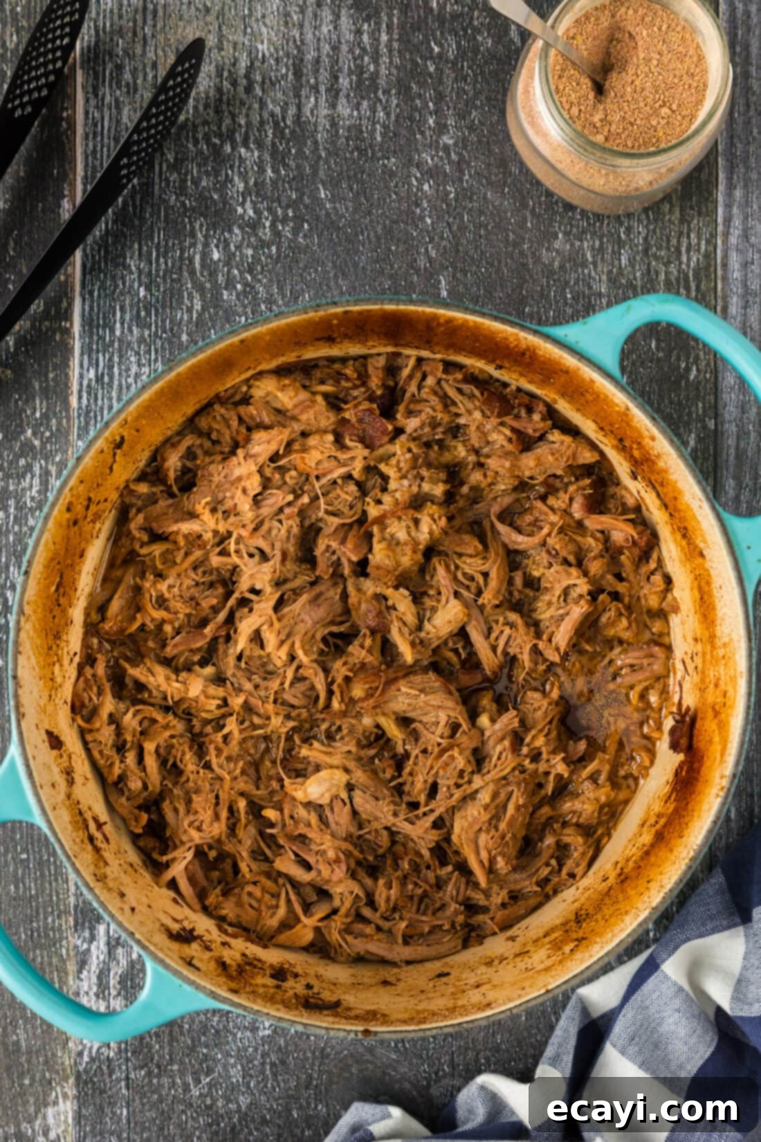 Slow-Cooked Shredded Pork 5 Pot of Pulled Pork