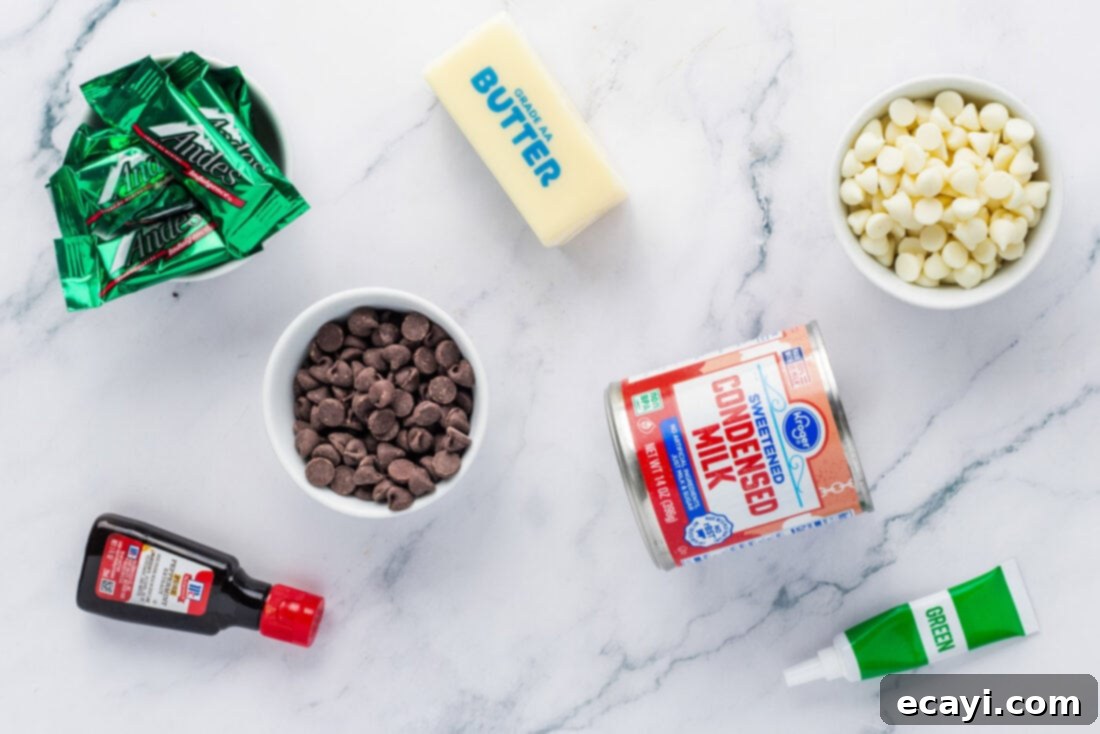 Irresistible Andes Mint Fudge 4 Ingredients for Andes Mint Fudge