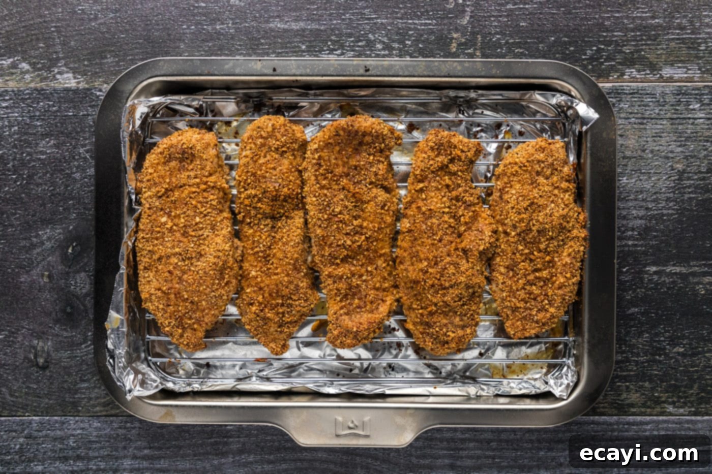 Golden Almond Chicken 11 baked almond crusted chicken