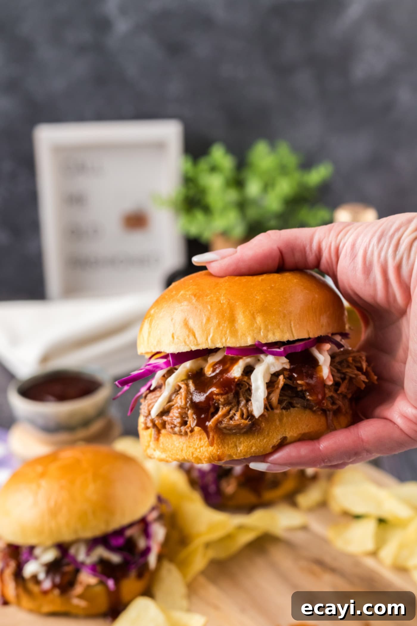 Smoky BBQ Pulled Pork Sandwiches 6 Pulled Pork Sandwiches