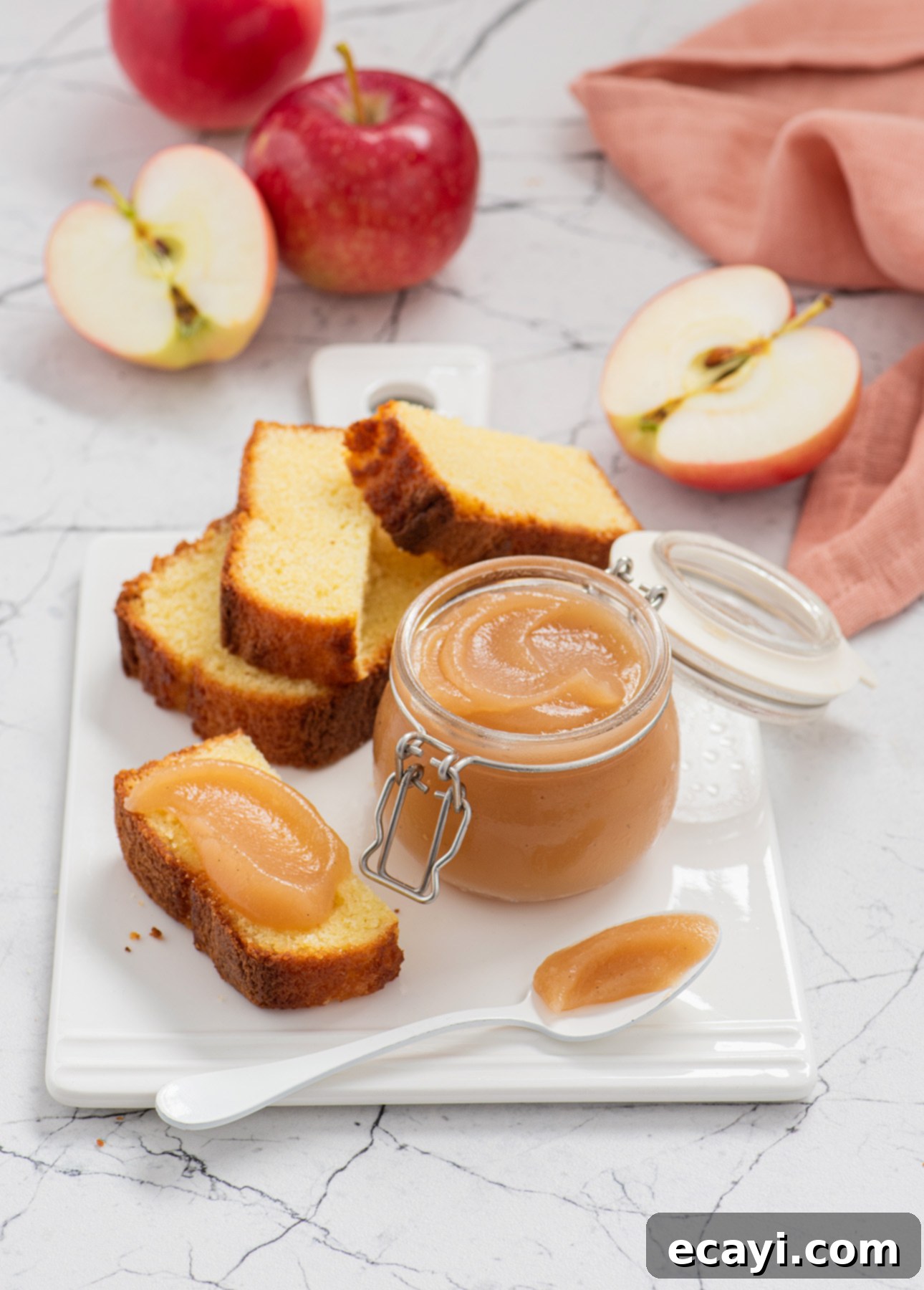Homemade Dairy-Free Apple Butter 2 No-Butter Apple Butter (Dairy-Free, Vegan Recipe with How-To Video!) // FoodNouveau.com