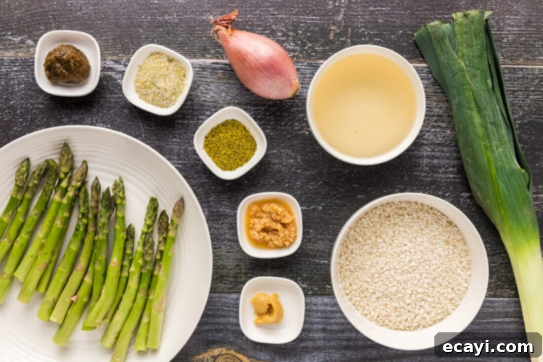 Velvet Asparagus Risotto 4 Ingredients for Asparagus Risotto