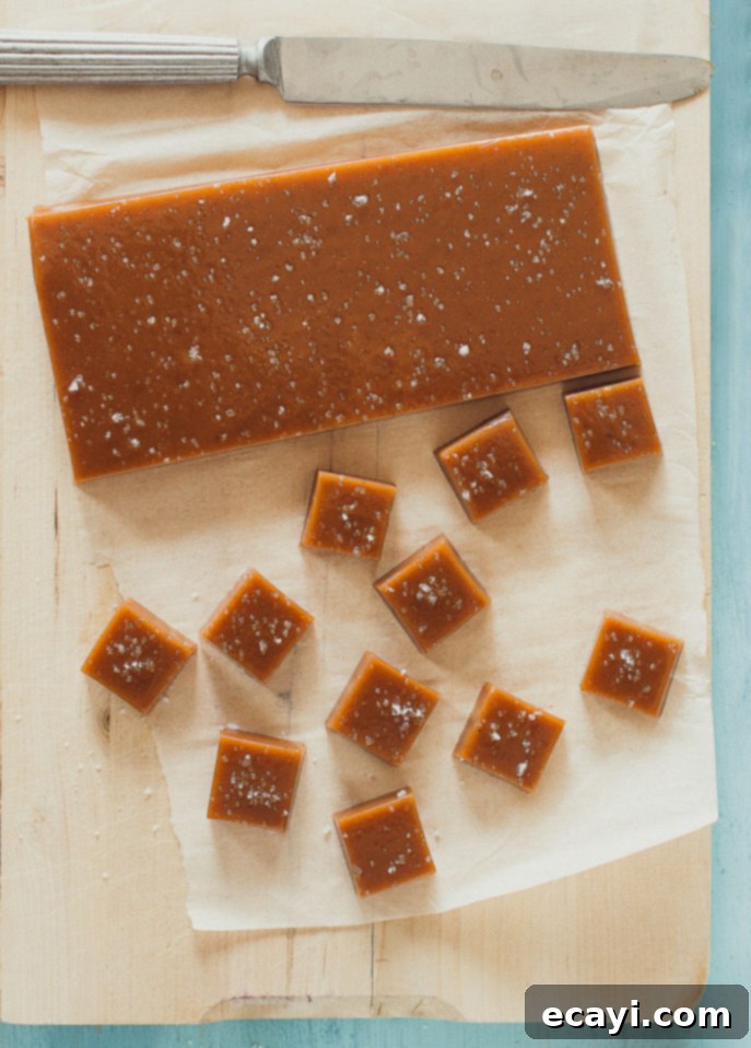 Decadent Salted Butter Caramels 7 Get a Recipe for Making Salted Butter Caramels from Scratch // FoodNouveau.com