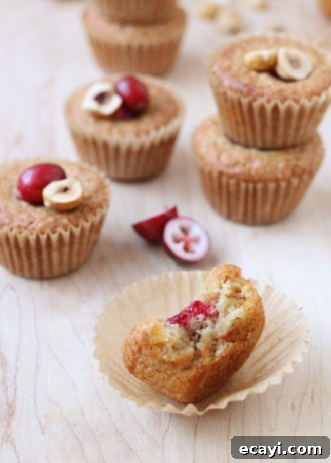 Artisan Cranberry Hazelnut Financiers 4 A tray of freshly baked Cranberry Hazelnut Financiers cooling, ready to be enjoyed.