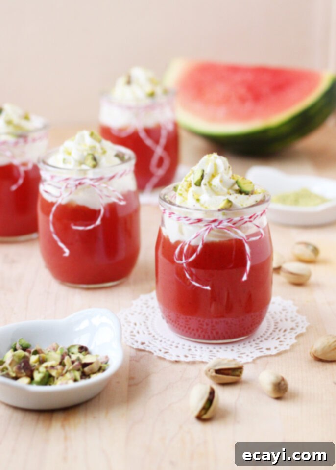 Sicilian Summer Watermelon Dream 6 Delicious Sicilian Watermelon Pudding (Gelo di Melone) recipe image