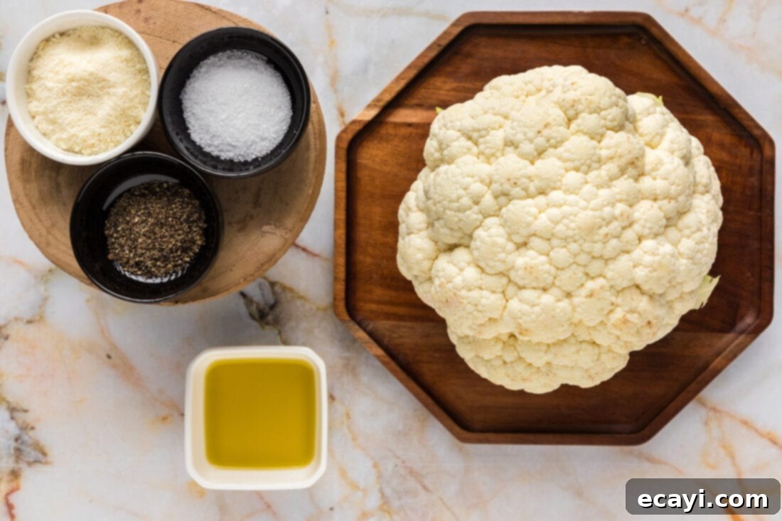 Crispy Smashed Cauliflower 4 Ingredients for Smashed Cauliflower