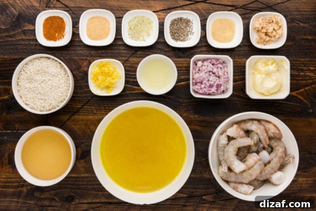 Creamy Shrimp Risotto 4 Ingredients for Shrimp Risotto