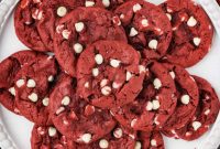 Red Velvet Crinkle Cookies
